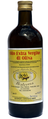 1 Litro d´Olio Extra Vergine di Oliva in una bottiglia