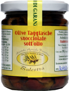 Olive Taggiasche snocciolate sott´olio